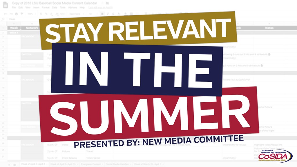 Continuing Education New Media Committee Feature: How to Stay Relevant in the Summer